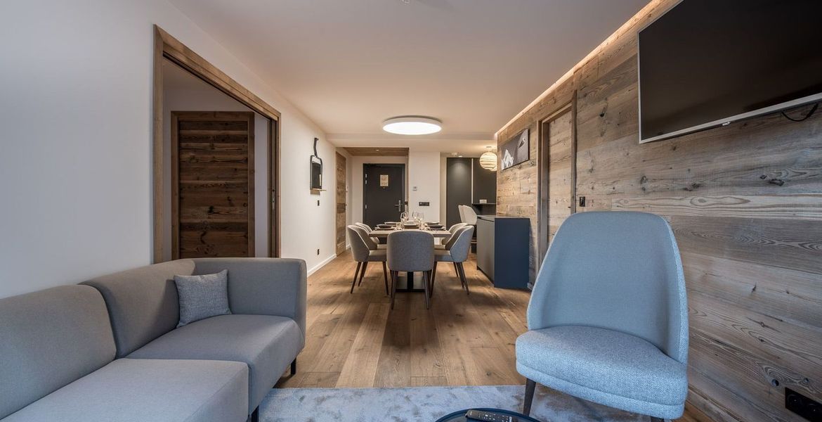 Apartamento dentro de una residencia ubicada en Courchevel 