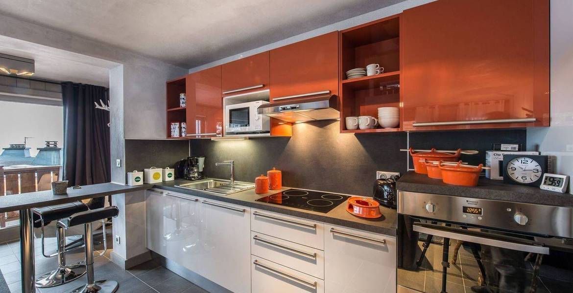 Эта красивая 3-комнатная квартира в Куршевеле - 85 м²