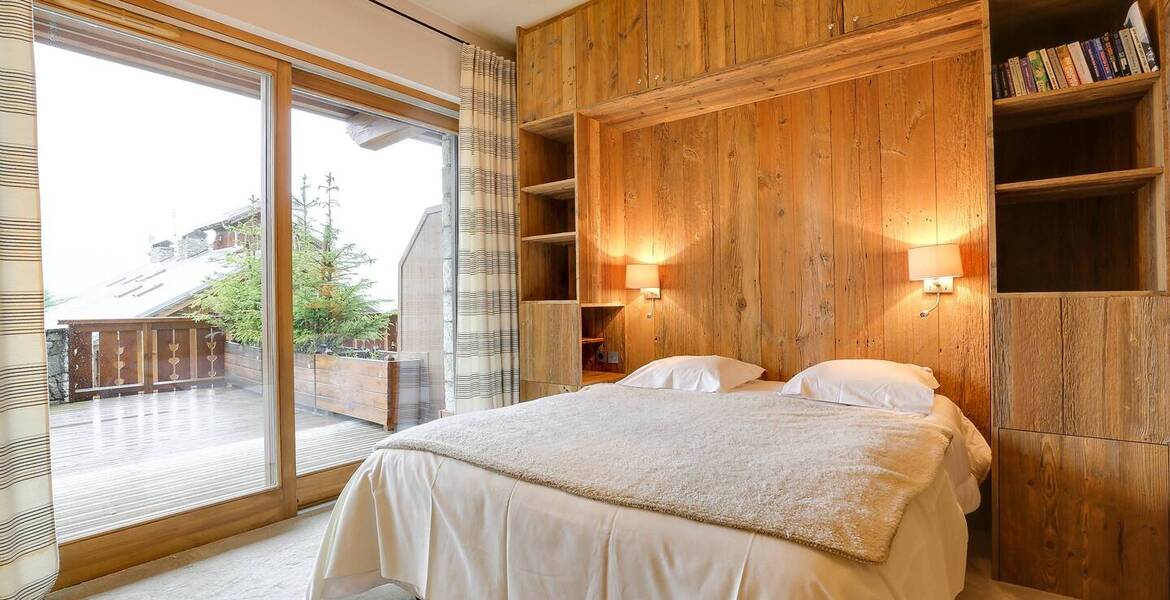 This luxury apartment in Méribel is for rental with 190m² 