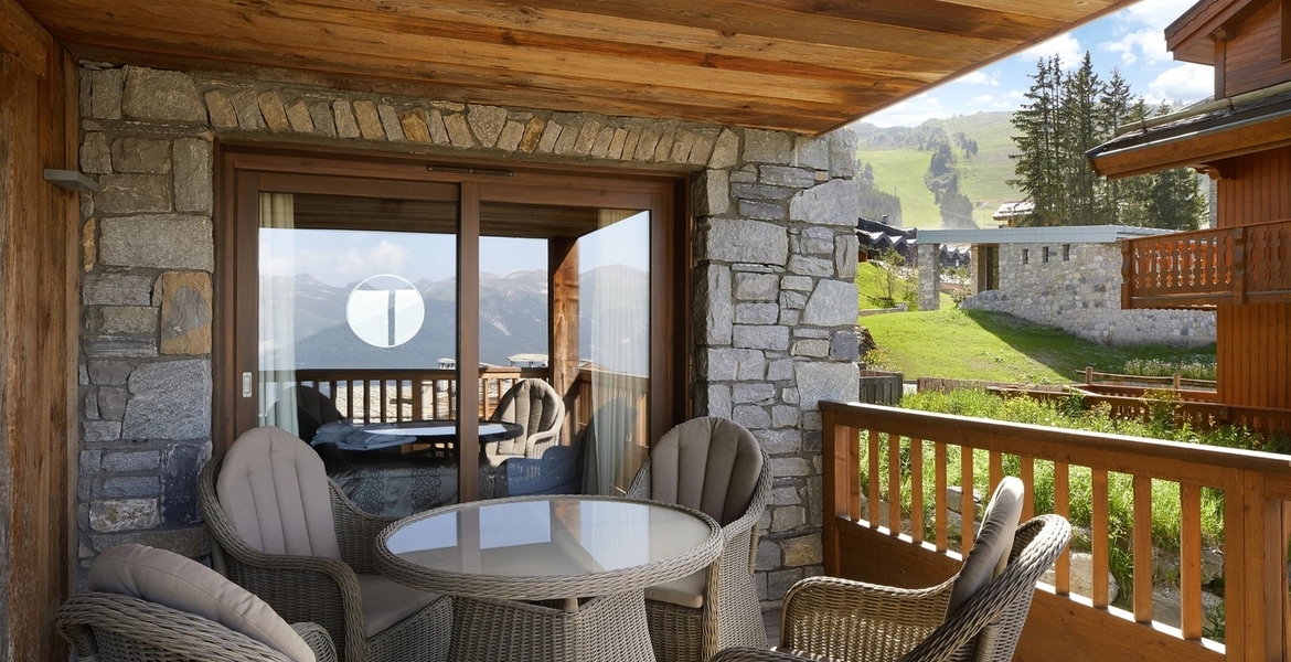 Apartamentos de estilo montañés en alquiler en Courchevel
