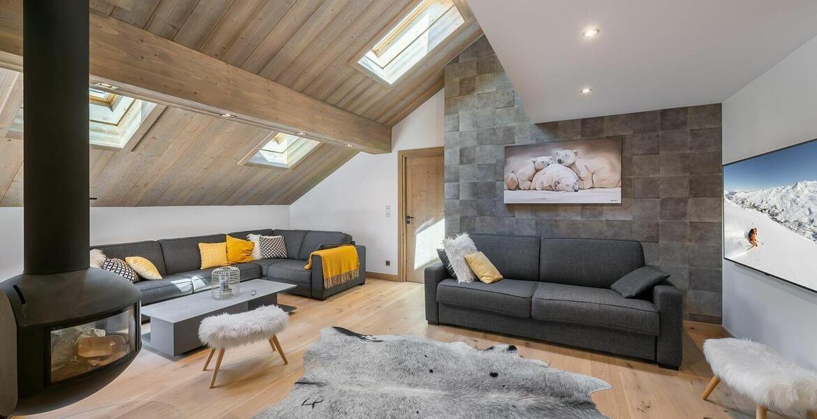 This apartment is in the heart of Meribel, Méribel Station