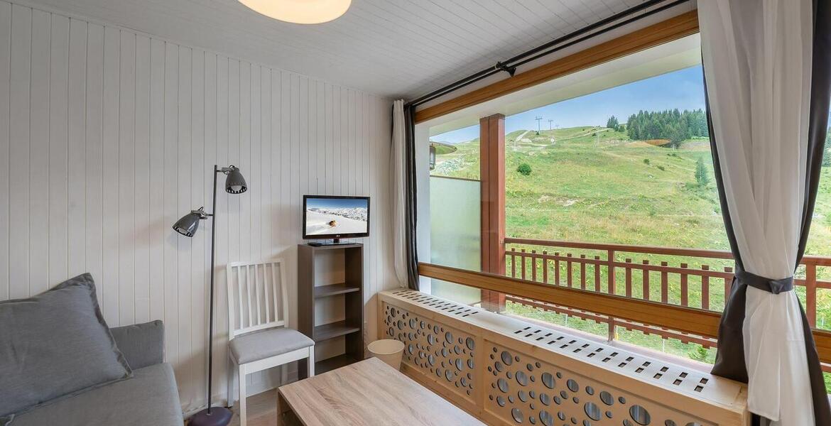 El apartamento se beneficia de una ubicación en Moriond 