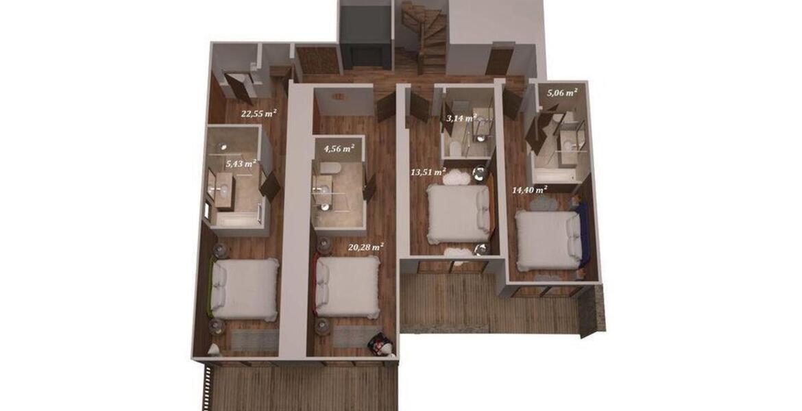 An exceptional chalet nestled in Courchevel 1650 Moriond 