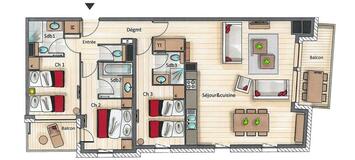 Rental apartment in Courchevel 1650 