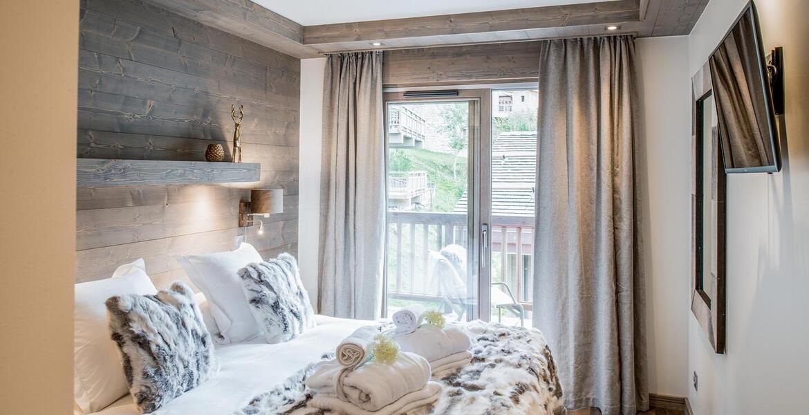 Apartment for rent in Courchevel 1650 with two double rooms 