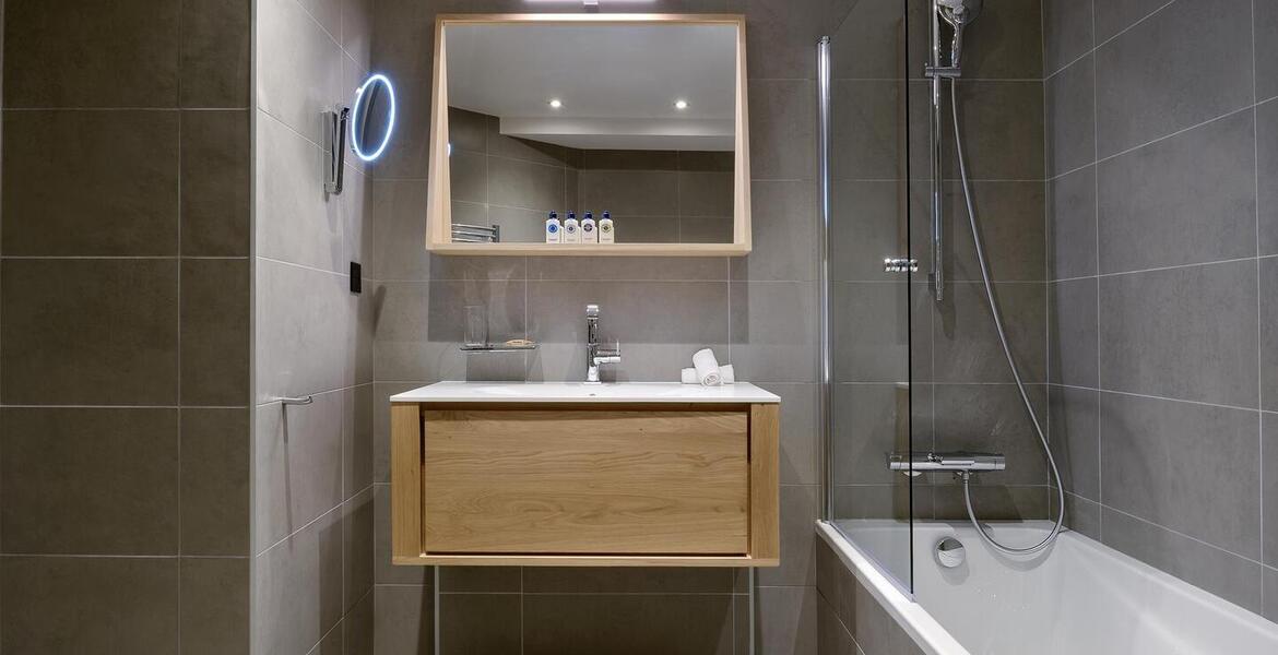 The penthouse, located in Courchevel 1650 Moriond for rent