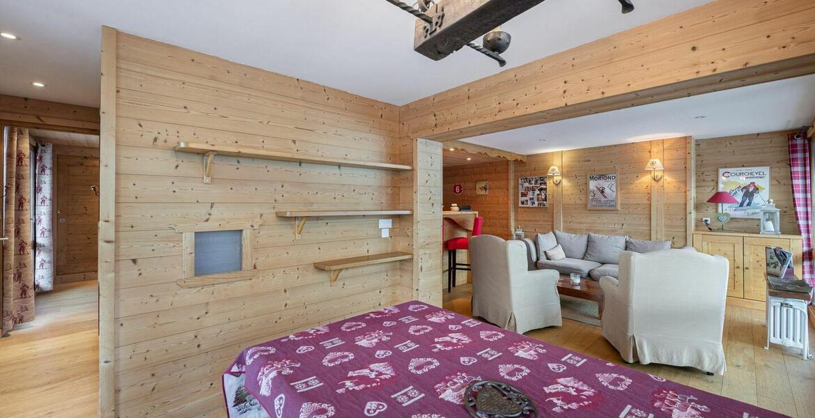 Apartment for rental in Coruchevel 1650 Moriond with two bed