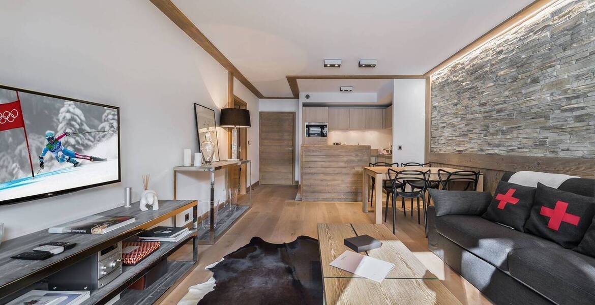 Apartamento de dos dormitorios en Courchevel 1550 Village en