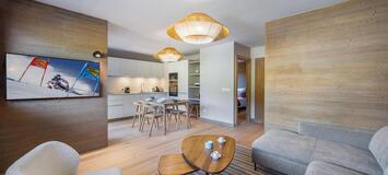Apartamento de 64 m2 y 2 dormitorios en Rochebrune, Megeve