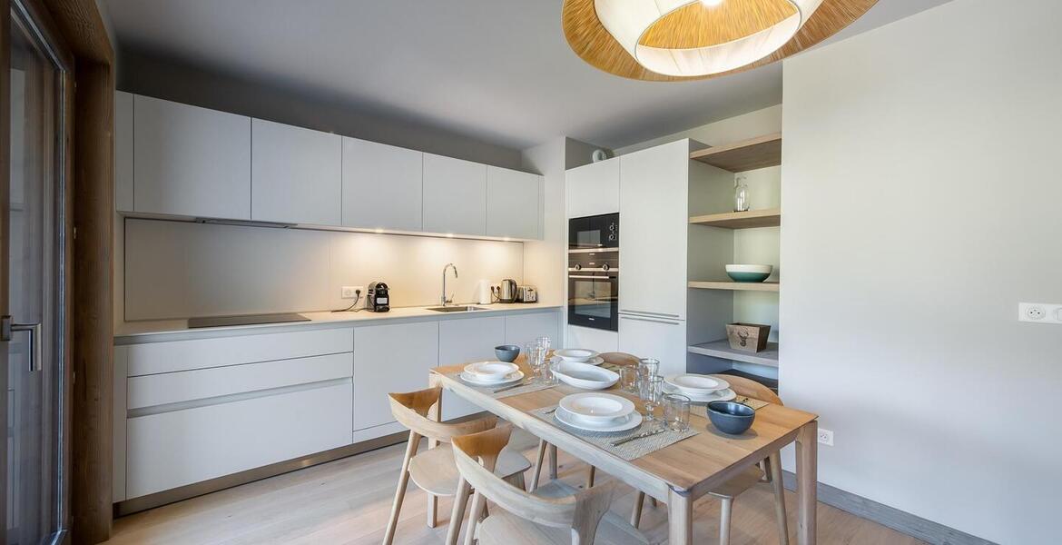 Apartamento de 64 m2 y 2 dormitorios en Rochebrune, Megeve