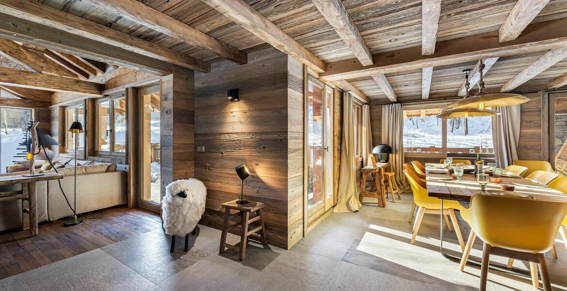 Chalet Meribel con 400 m2 y 5 dormitorios