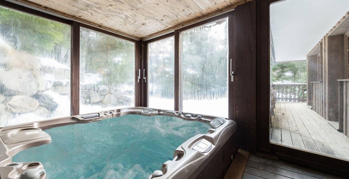 The chalet is situated in the neighbourhood of Musillon