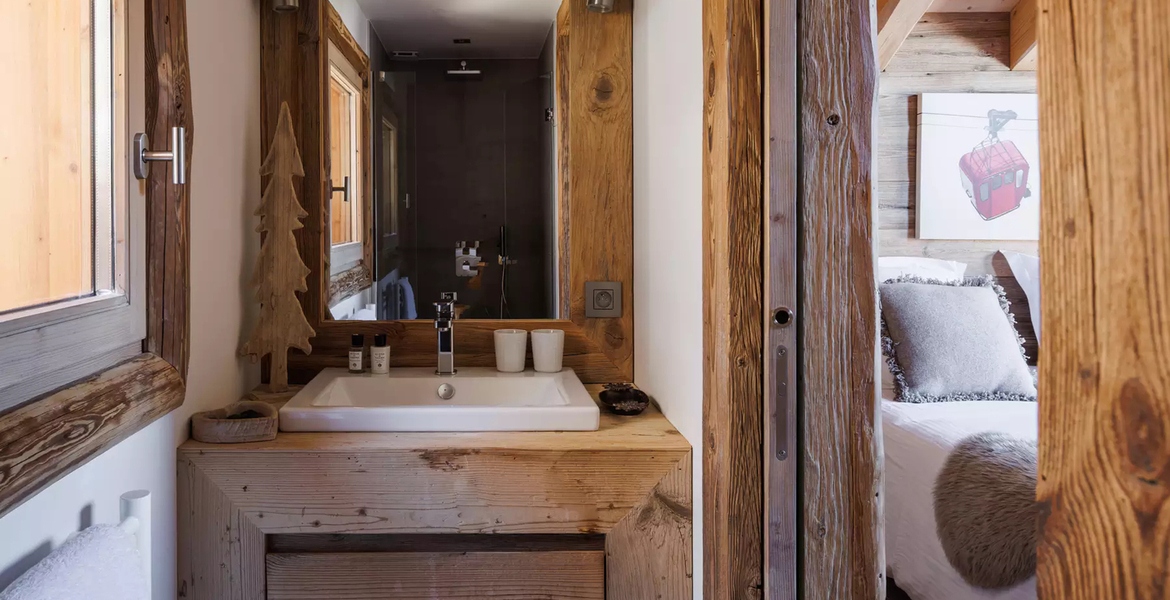 El clásico chalet de madera Méribel Alpes franceses