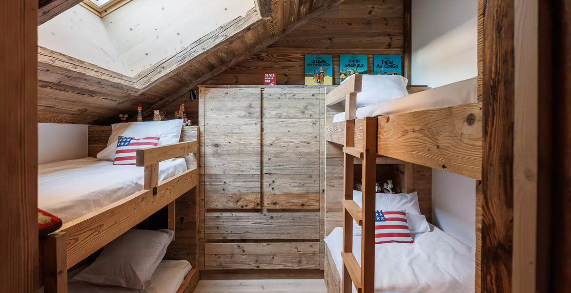 El clásico chalet de madera Méribel Alpes franceses