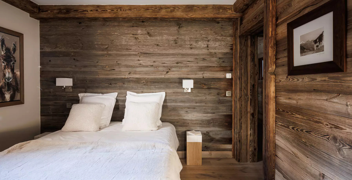 El clásico chalet de madera Méribel Alpes franceses