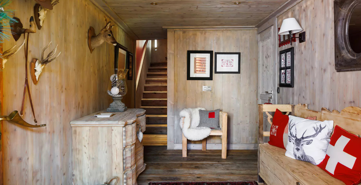 El clásico chalet de madera Méribel Alpes franceses