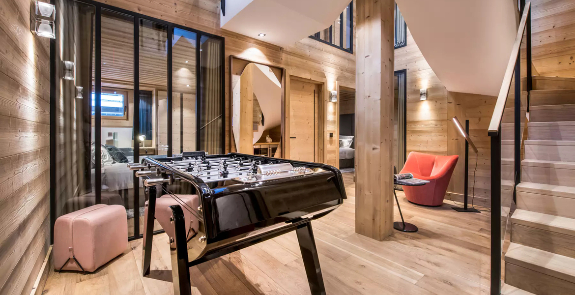 Chalet ideally located in the ski resort of Meribel