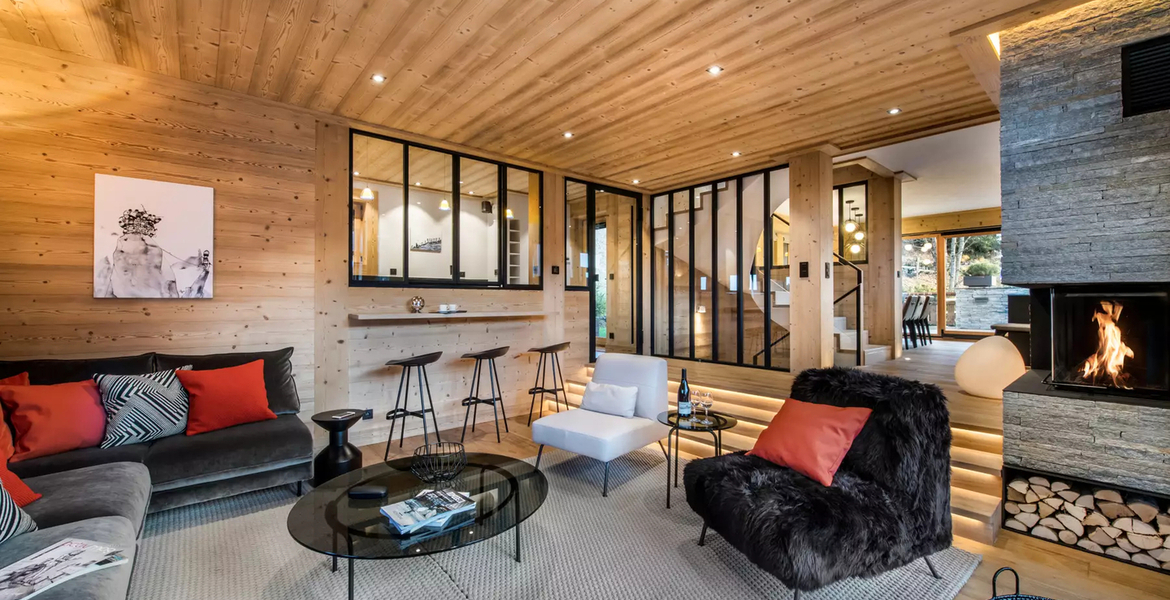 Chalet ideally located in the ski resort of Meribel
