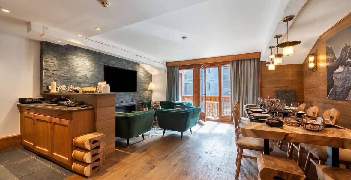 Apartamento en Courchevel de 80 m2 para 6 personas  Servicio