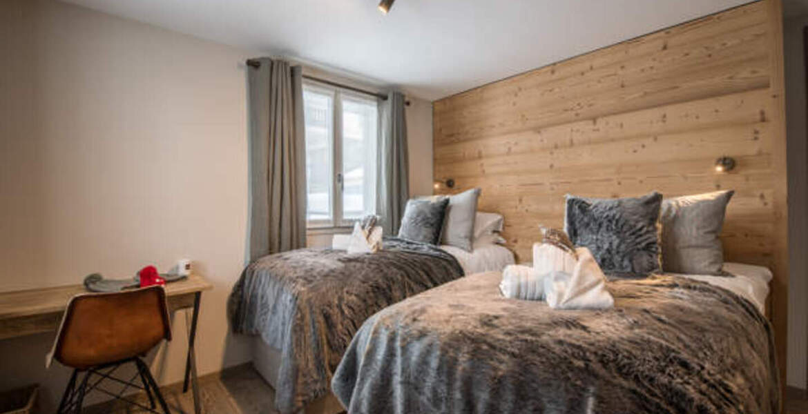 Le chalet est niché en plein cœur de Courchevel 1550. Ce que
