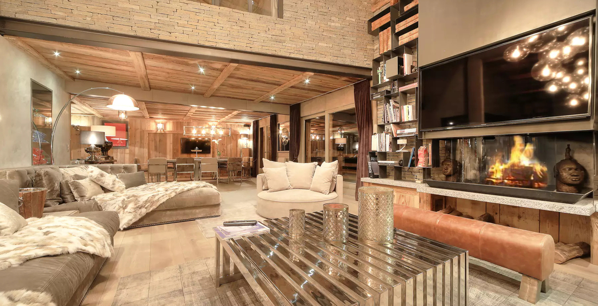 Chalet in Megève for 16 guests with 7 bedrooms 