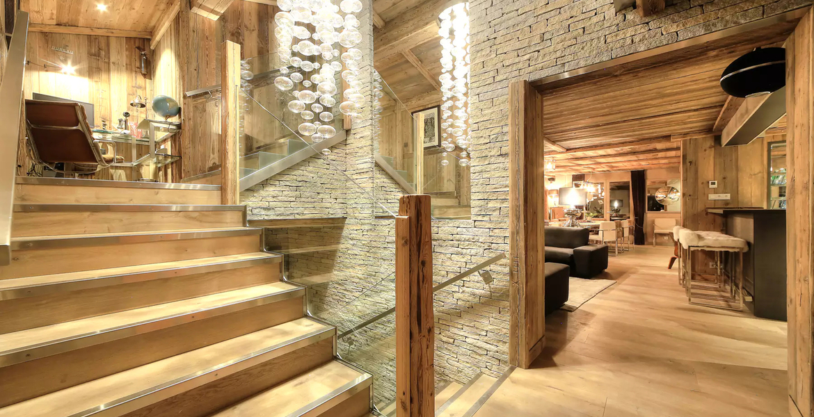 Chalet in Megève for 16 guests with 7 bedrooms 