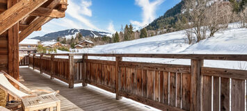 This is a luxury chalet in Megève for 16 people with 400 m² 