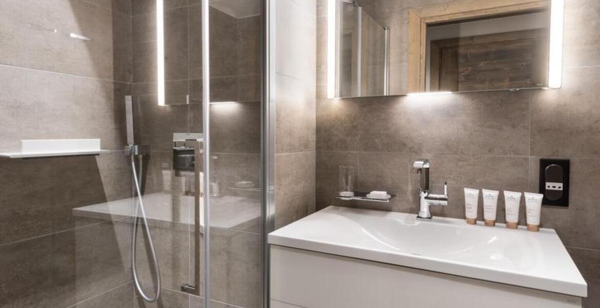 The duplex flat in Meribel