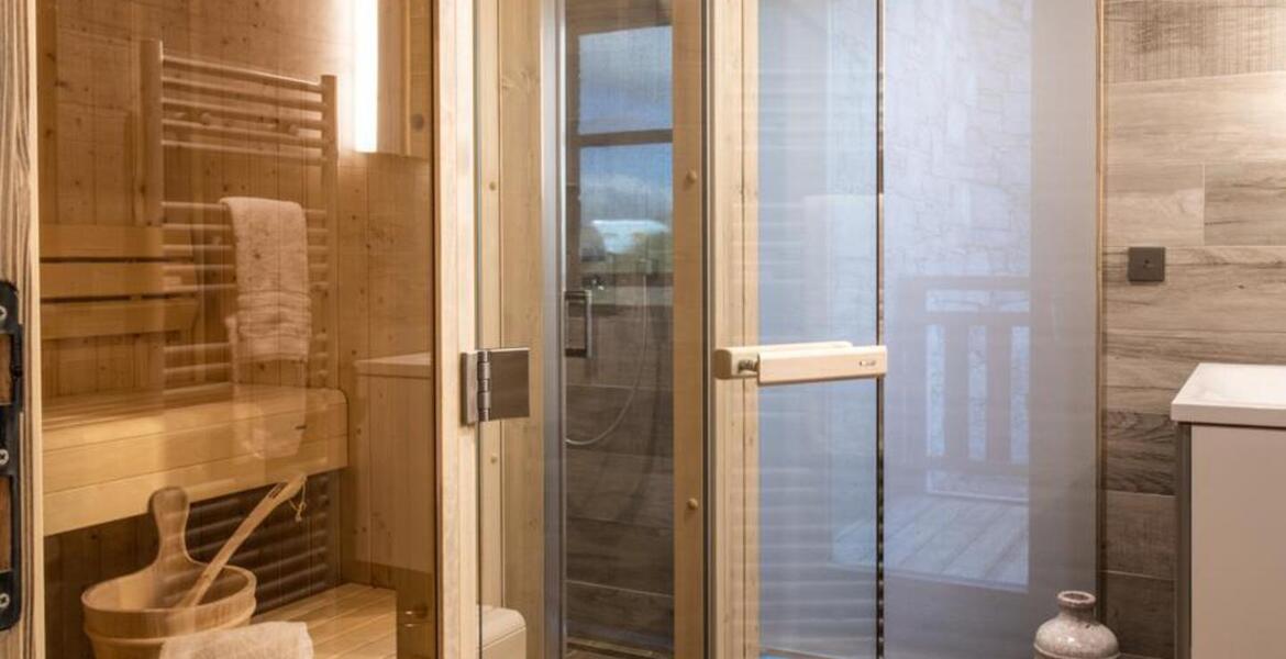 The duplex flat for rent in Meribel
