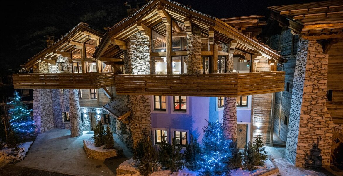 Este alquiler de chalet de lujo en Val d'Isère Alpes Francia