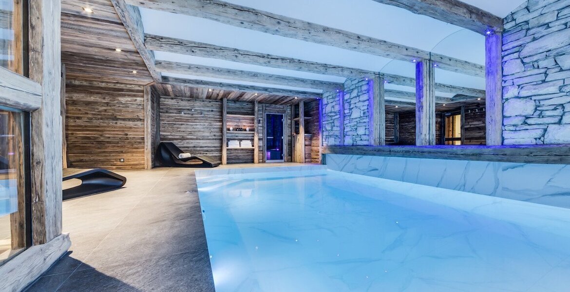 Un chalet increíblemente hermoso situado en Val d'Isère