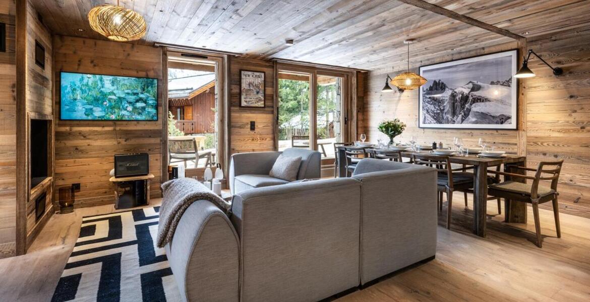 El chalet dúplex Meribel