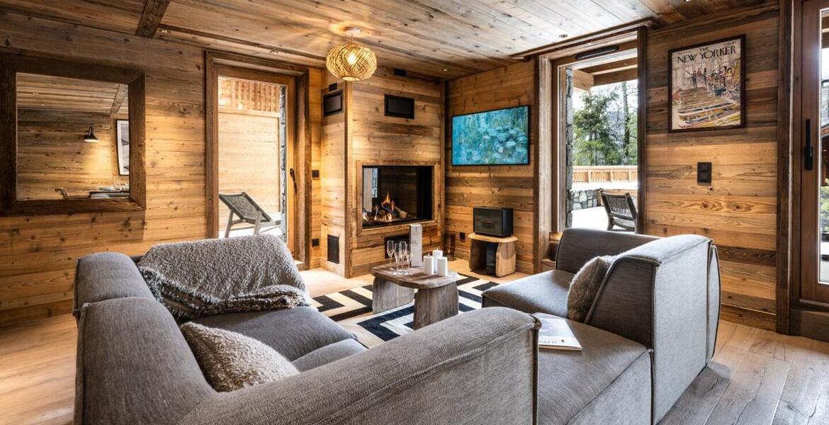 El chalet dúplex Meribel