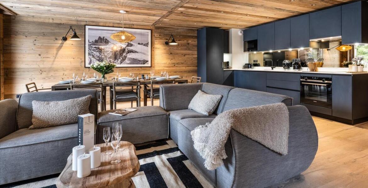 El chalet dúplex Meribel