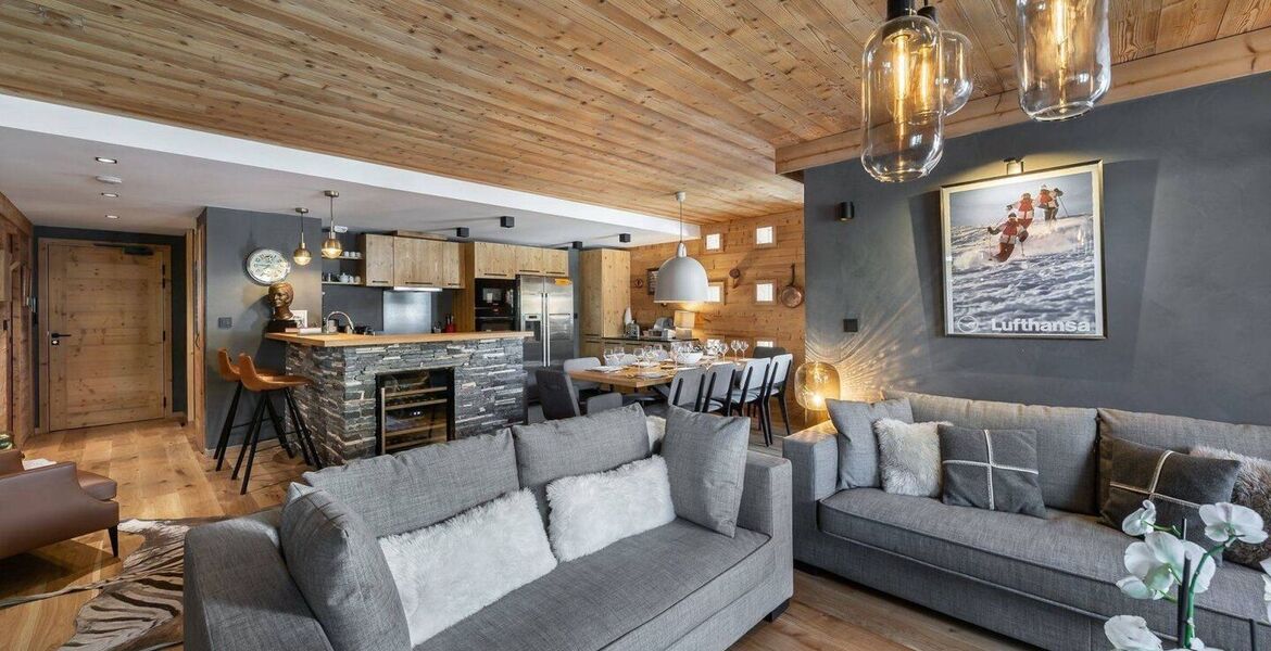 Beautiful duplex apartment for rent in Val d’Isere 