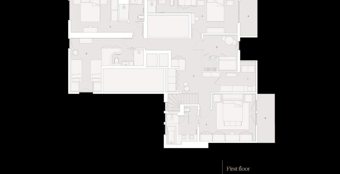 This apartment is an exceptional 250 m² duplex-penthouse 
