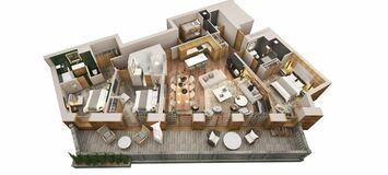 Apartamento en alquiler en Courchevel 1850