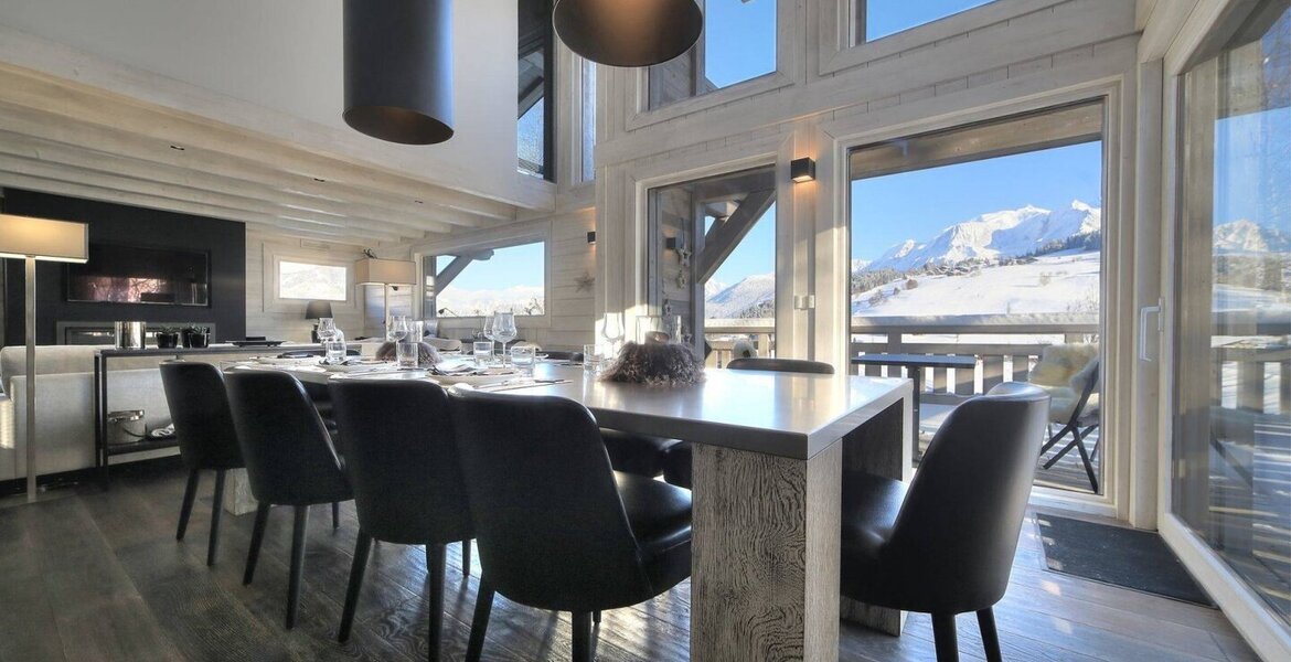 Luxury Chalet in Megève with Stunning Mont Blanc Views