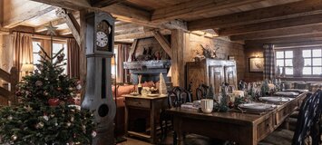 Luxury Chalet in Megève with Nordic Bath and Sauna