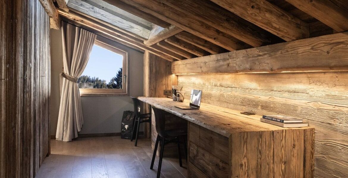 Luxury Ski Chalet in Megève with Pool and Spa