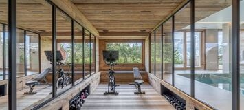 Роскошный шале в Куршевель 1850 с бассейном с подогревом