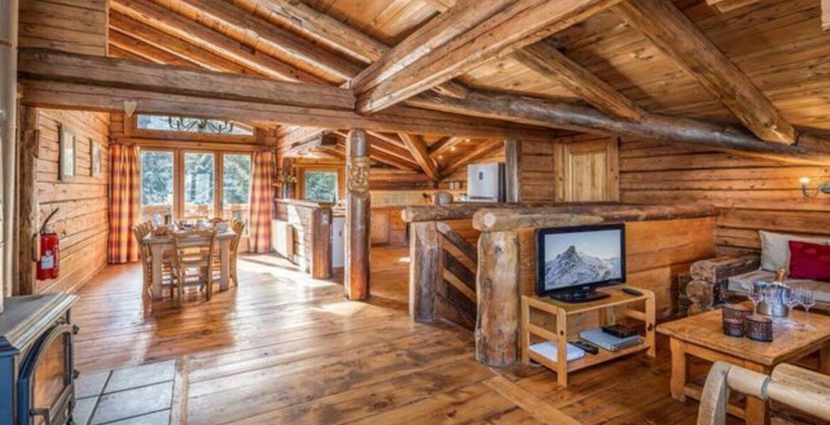 Acogedor Chalet de Madera en La Tania, Tres Valles