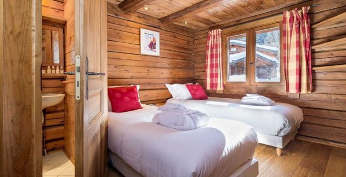 Acogedor Chalet de Madera en La Tania, Tres Valles