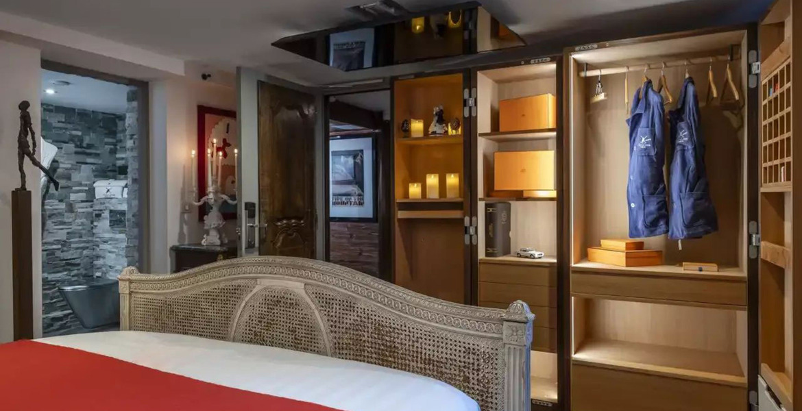 Modern Room with Direct Access to Indoor Pool