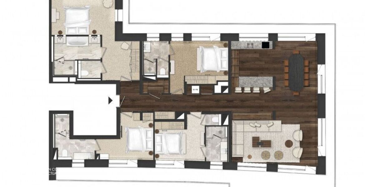 Apartamento en alquiler en Courchevel 1850